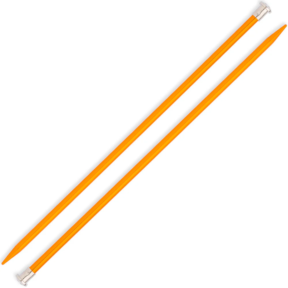 Kartopu Knitting Needle, Metal, 8 mm 35cm, Yellow