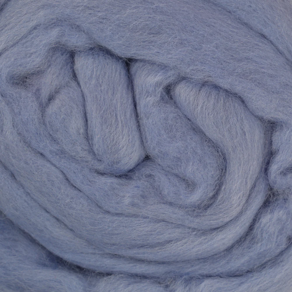 Kartopu Natural Wool Roving Felt,Blue - K927 - Image 3