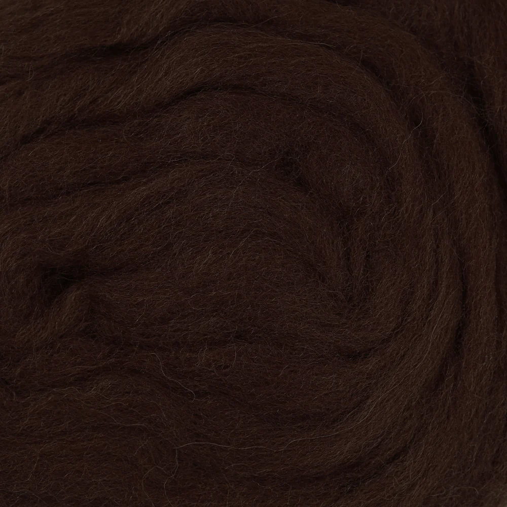 Kartopu Natural Wool Roving Felt,Brown - K890 - Image 3