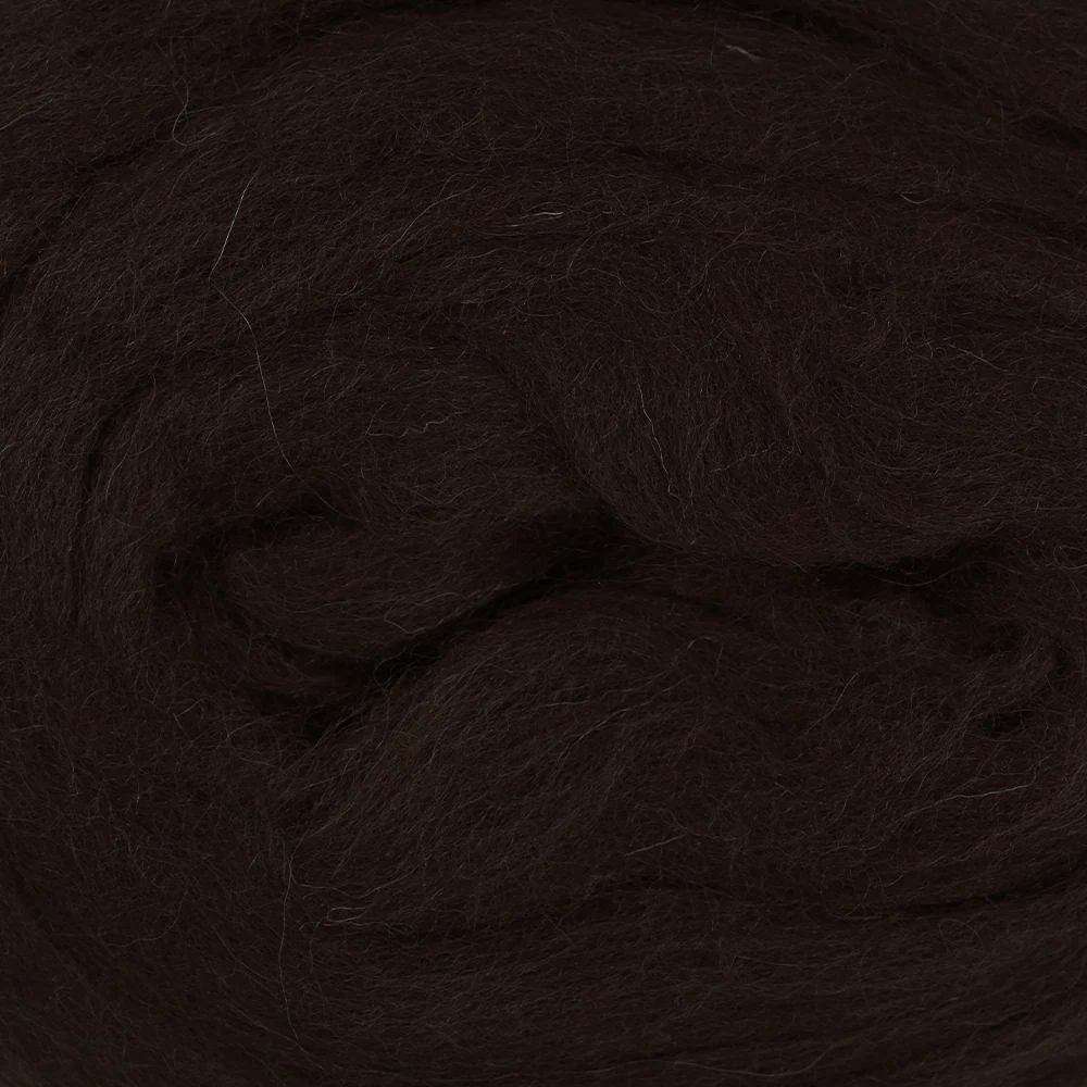 Kartopu Natural Wool Roving Felt,Brown - K894 - Image 2