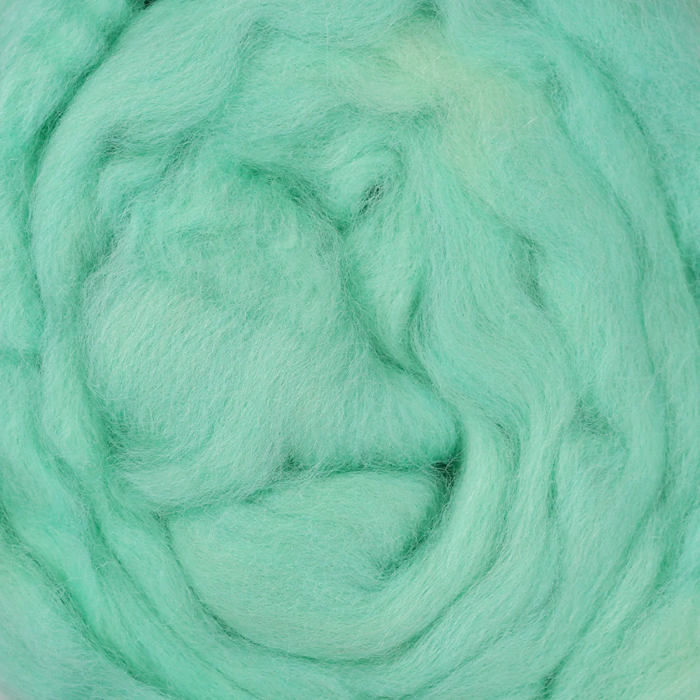 Kartopu Natural Wool Roving Felt,Green - K437 - Image 2