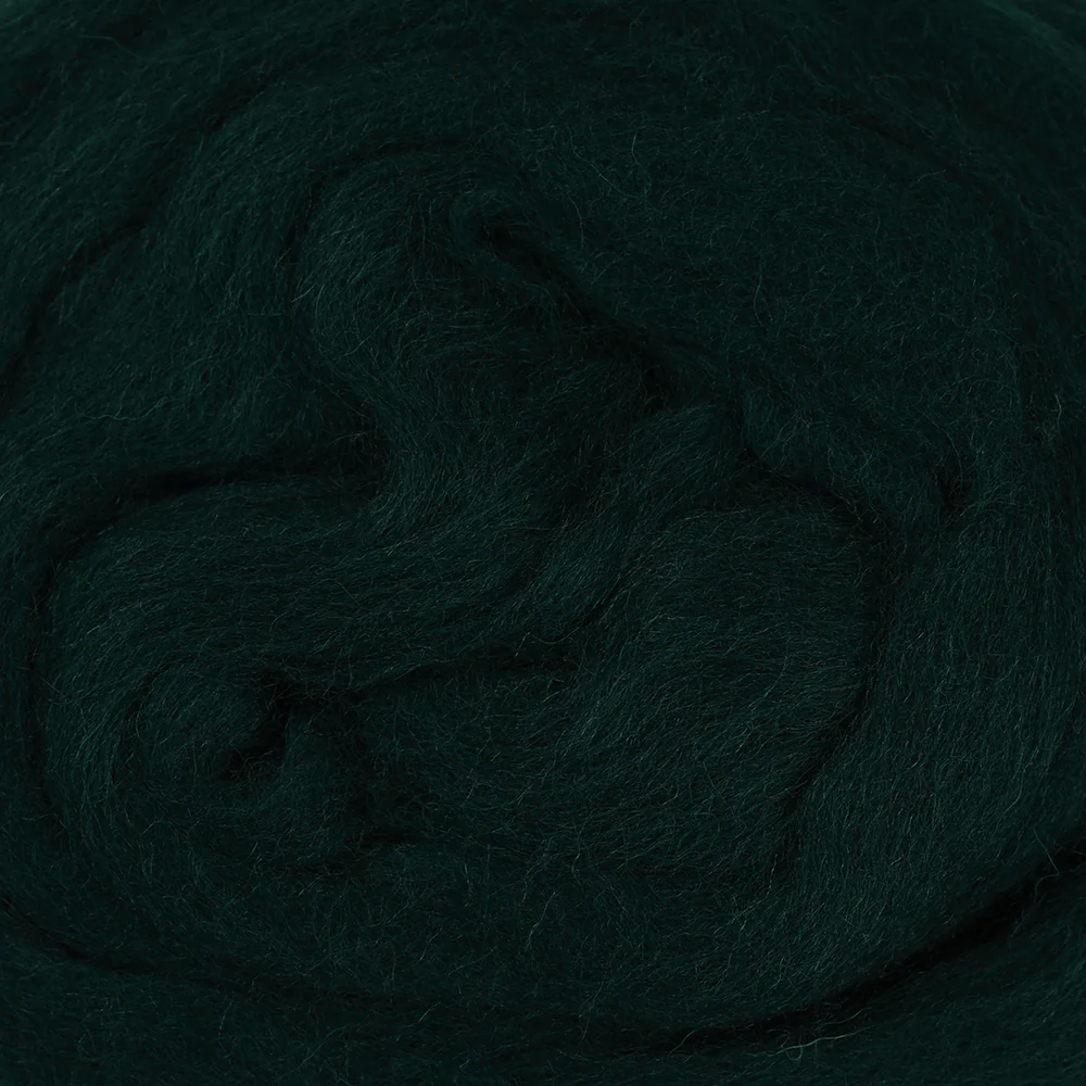 Kartopu Natural Wool Roving Felt,Green - K480 - Image 3