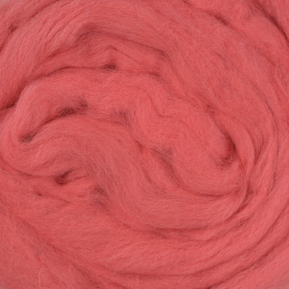 Kartopu Natural Wool Roving Felt,Pomegranate Flower - K810 - Image 2