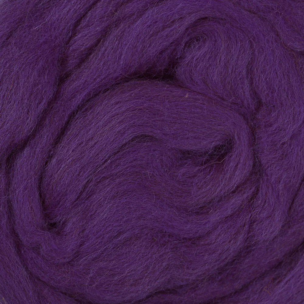 Kartopu Natural Wool Roving Felt,Purple - K718 - Image 3