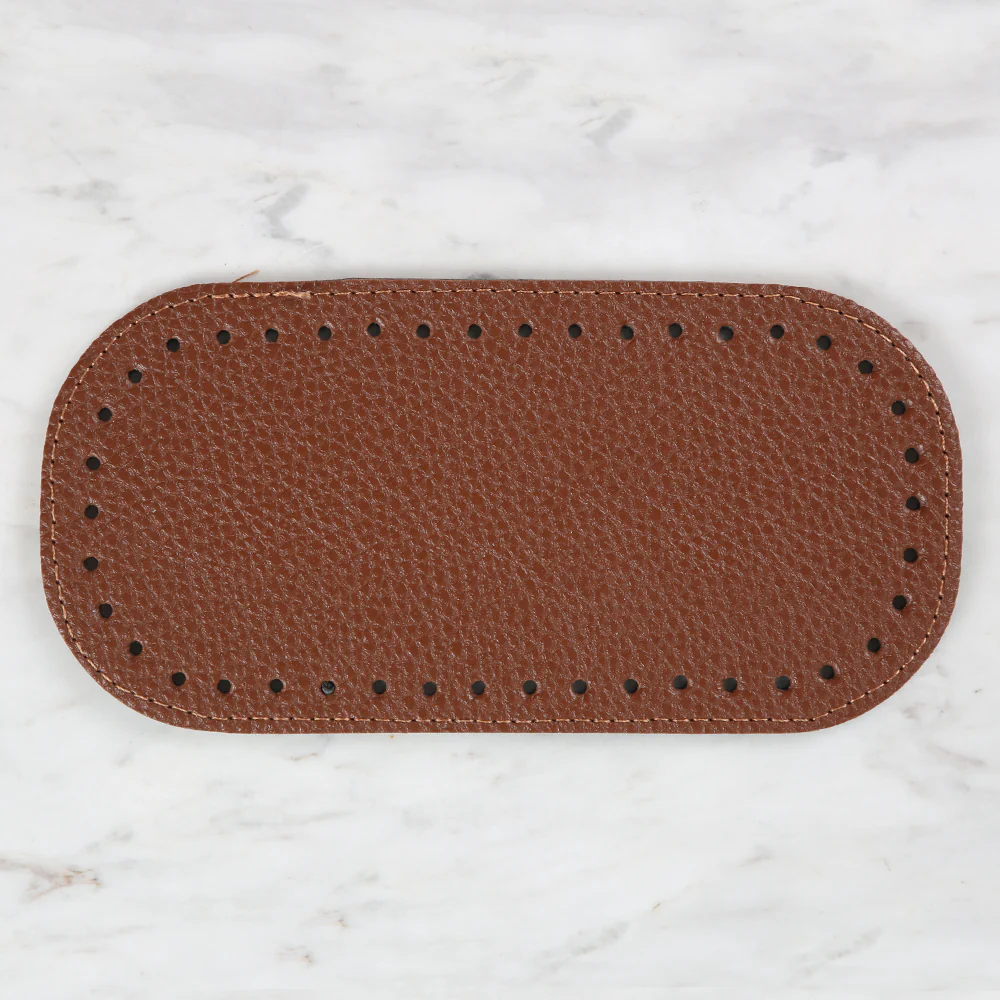 Knitme Bag Base 20x10 cm Oval, Brown 1 BA-0062