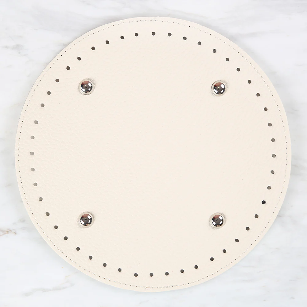Knitme Bag Base Round 22 cm Cream BA-0064