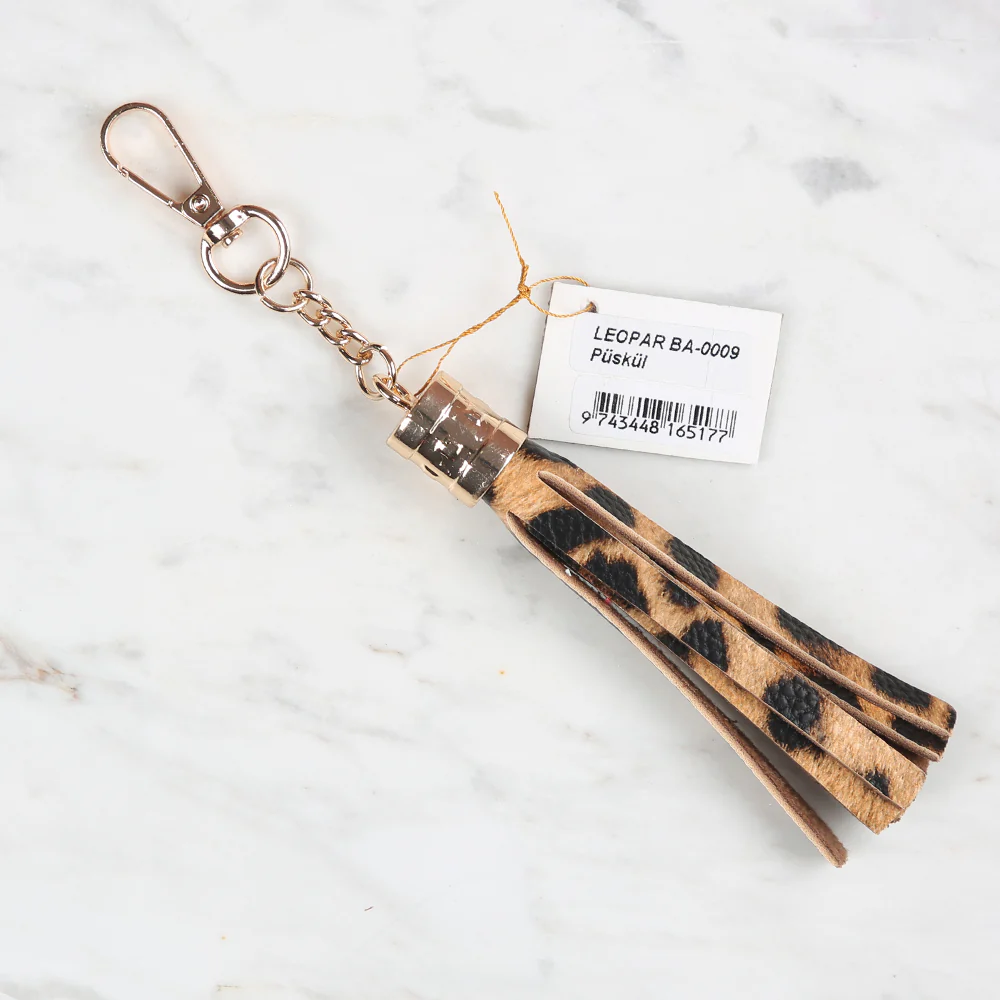 Knitme Bag Tassel Leopard BA-0009