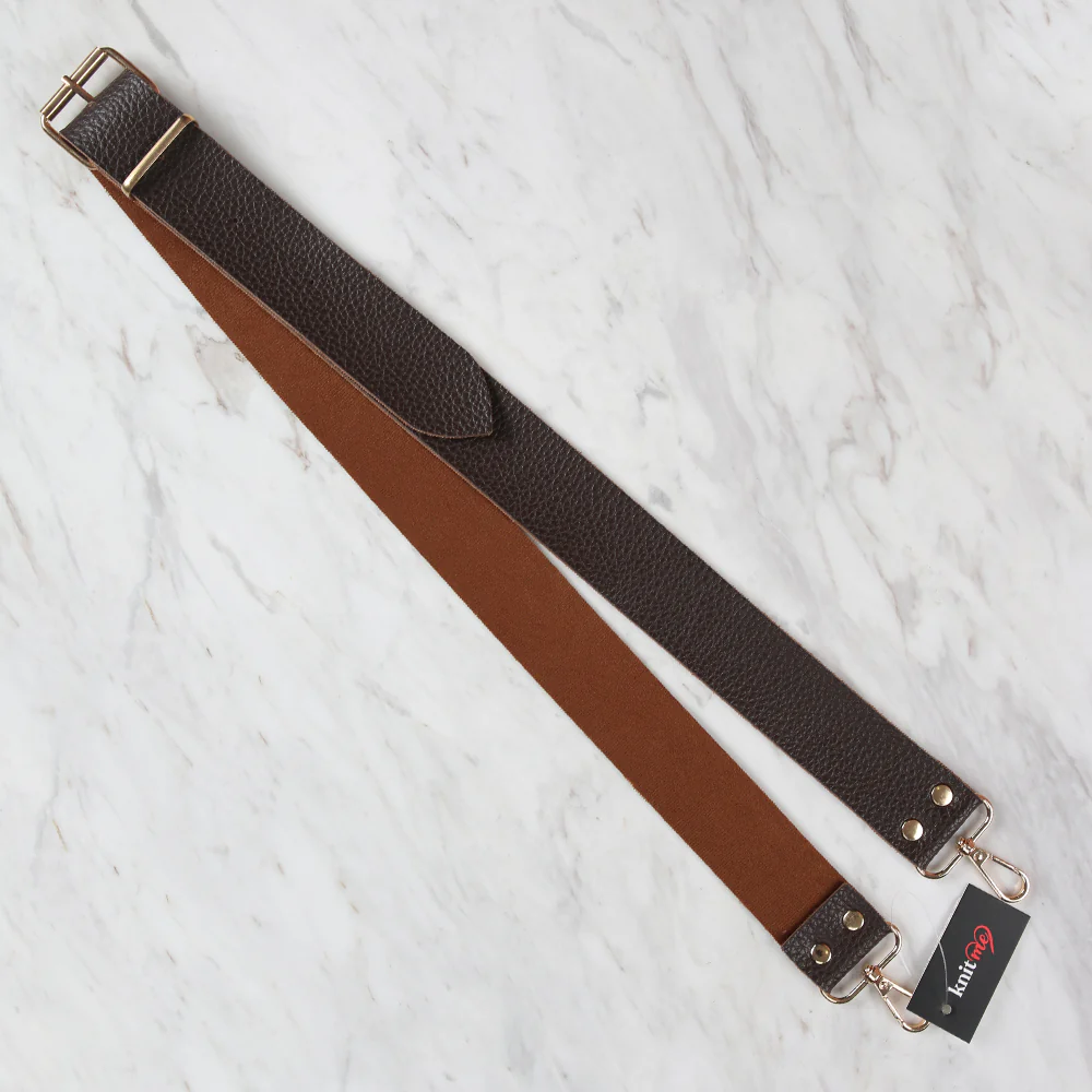 Knitme Belt Buckle Bag Hanger 125x4 cm Brown BA-0005 \ 1