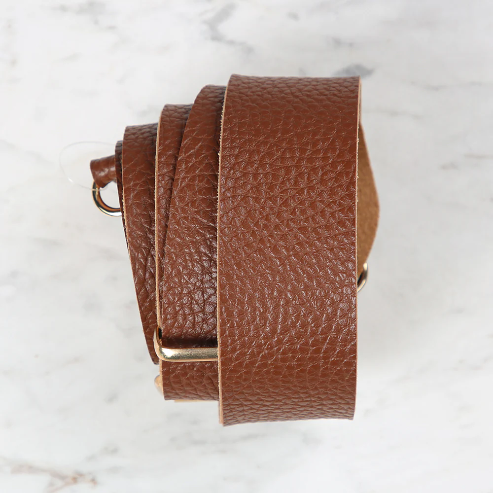 Knitme Belt Buckle Bag Hanger 125x4 cm Brown BA-0005 - Image 2