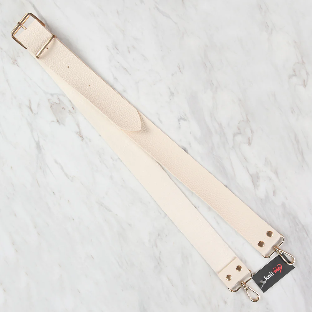 Knitme Belt Buckle Bag Hanger 125x4 cm Cream BA-0005