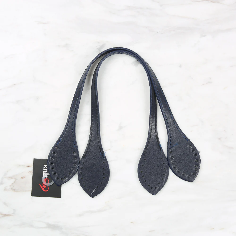 Knitme Dyed Bag Handle 37 cm Blue BA-0057