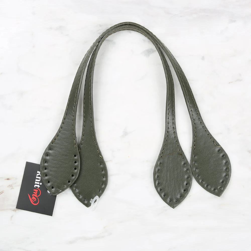 Knitme Dyed Bag Handle 37 cm Khaki BA-0057
