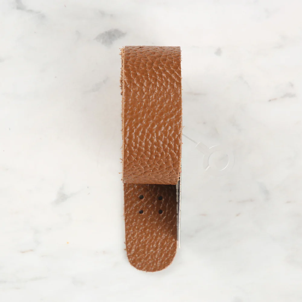 Knitme Genuine Leather Sports Sewing Bag Strap 75x2.5 cm Brown BA1-0036 - Image 2