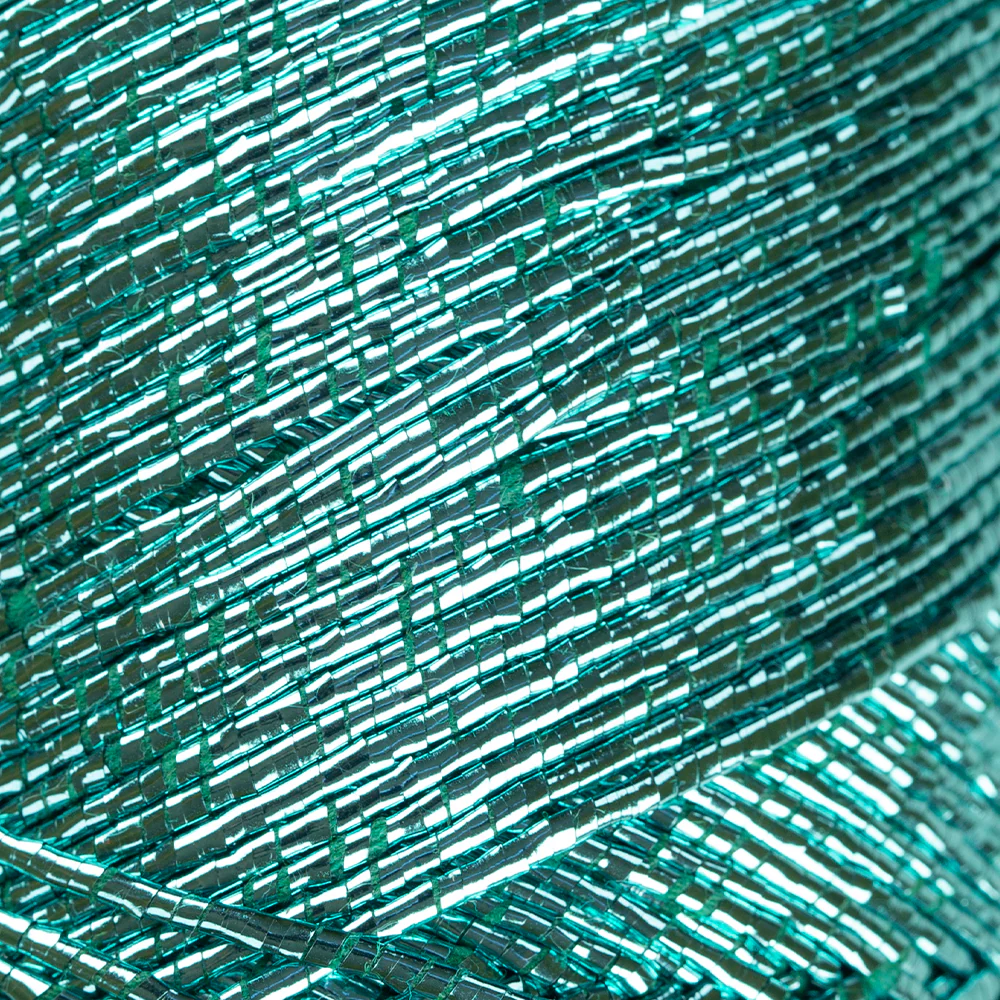 Knitme Parla Glitter Knitting Yarn - Green - Image 2