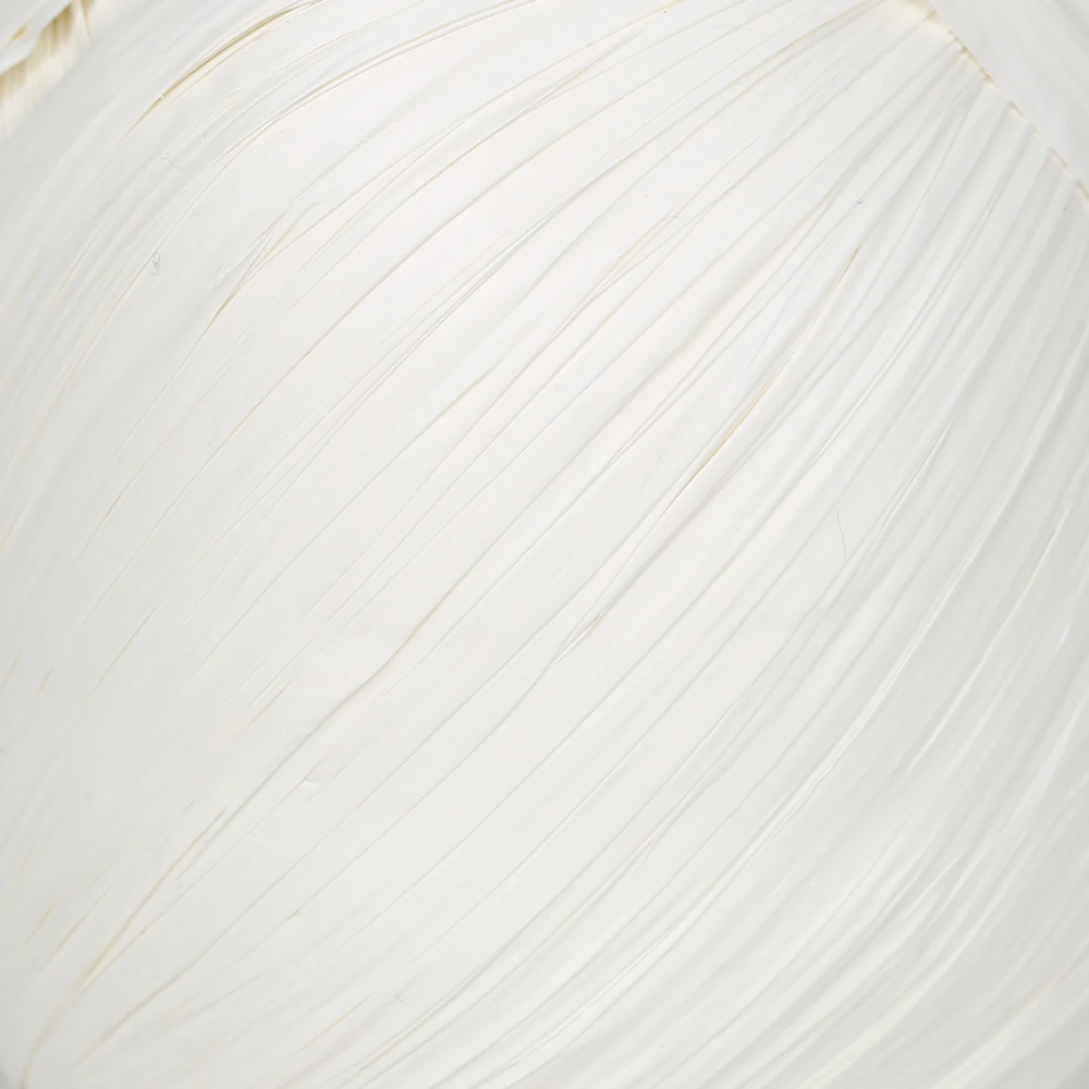 Knitme Satin Raffia Yarn, Cream - 5 - Image 2