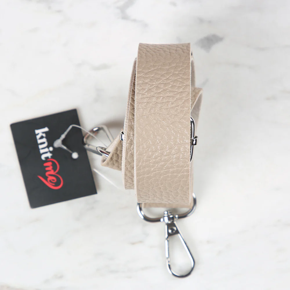 Knitme Sliding Buckle Bag Strap 130x2,5 cm Beige BA-0003 - Image 2