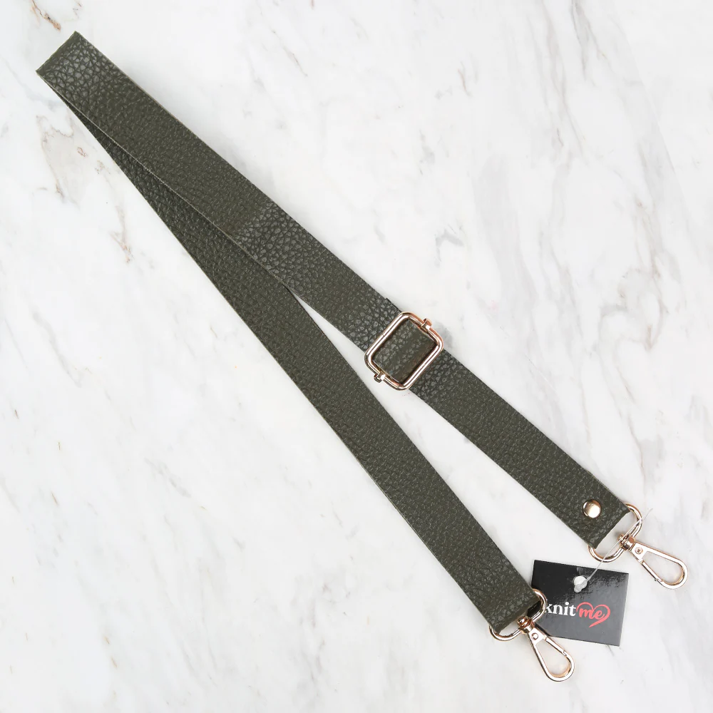 Knitme Sliding Buckle Bag Strap 130x2,5 cm Khaki BA-0003