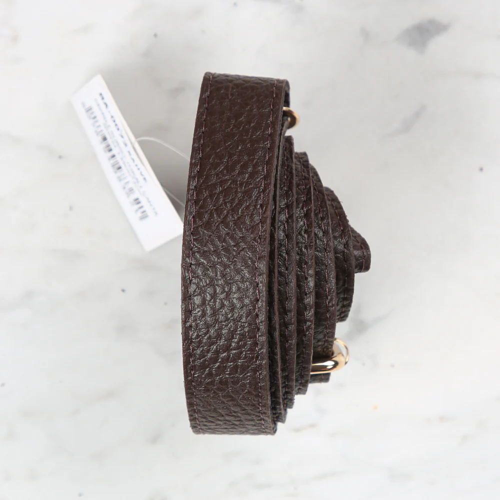 Knitme Sliding Buckle Bag Strap 130x2 cm Brown BA-0072 - Image 2