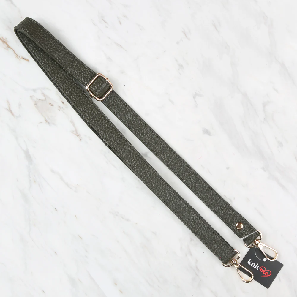 Knitme Sliding Buckle Bag Strap 130x2 cm Khaki BA-0072