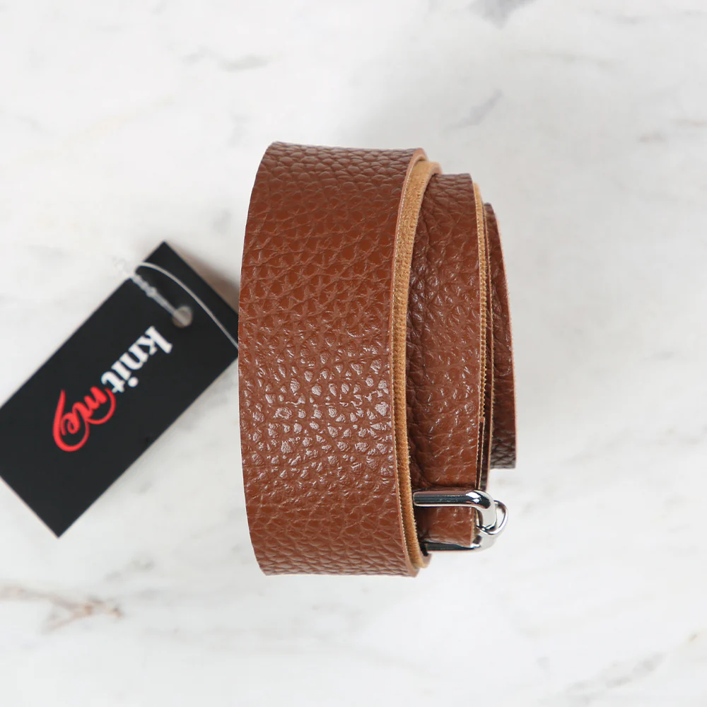Knitme Sliding Buckle Bag Strap 130x3 cm Brown. BA-0004 - Image 2