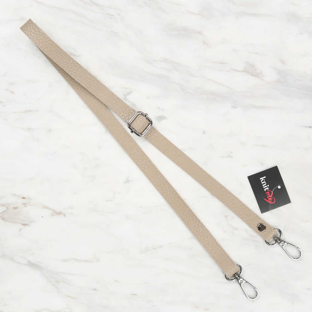 Knitme Sliding Buckle Bag Strap 135x1.5 cm Beige BA-0001