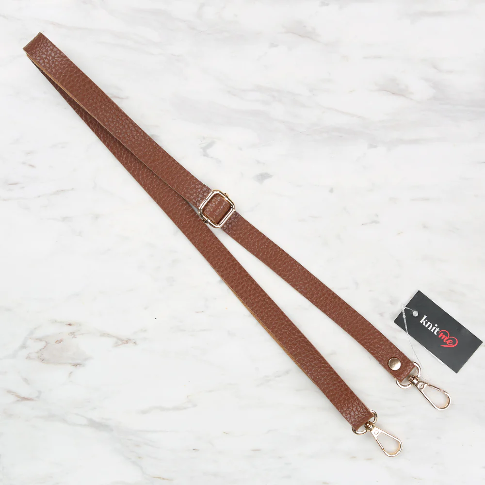 Knitme Sliding Buckle Bag Strap 135x1.5 cm Taba BA-0001