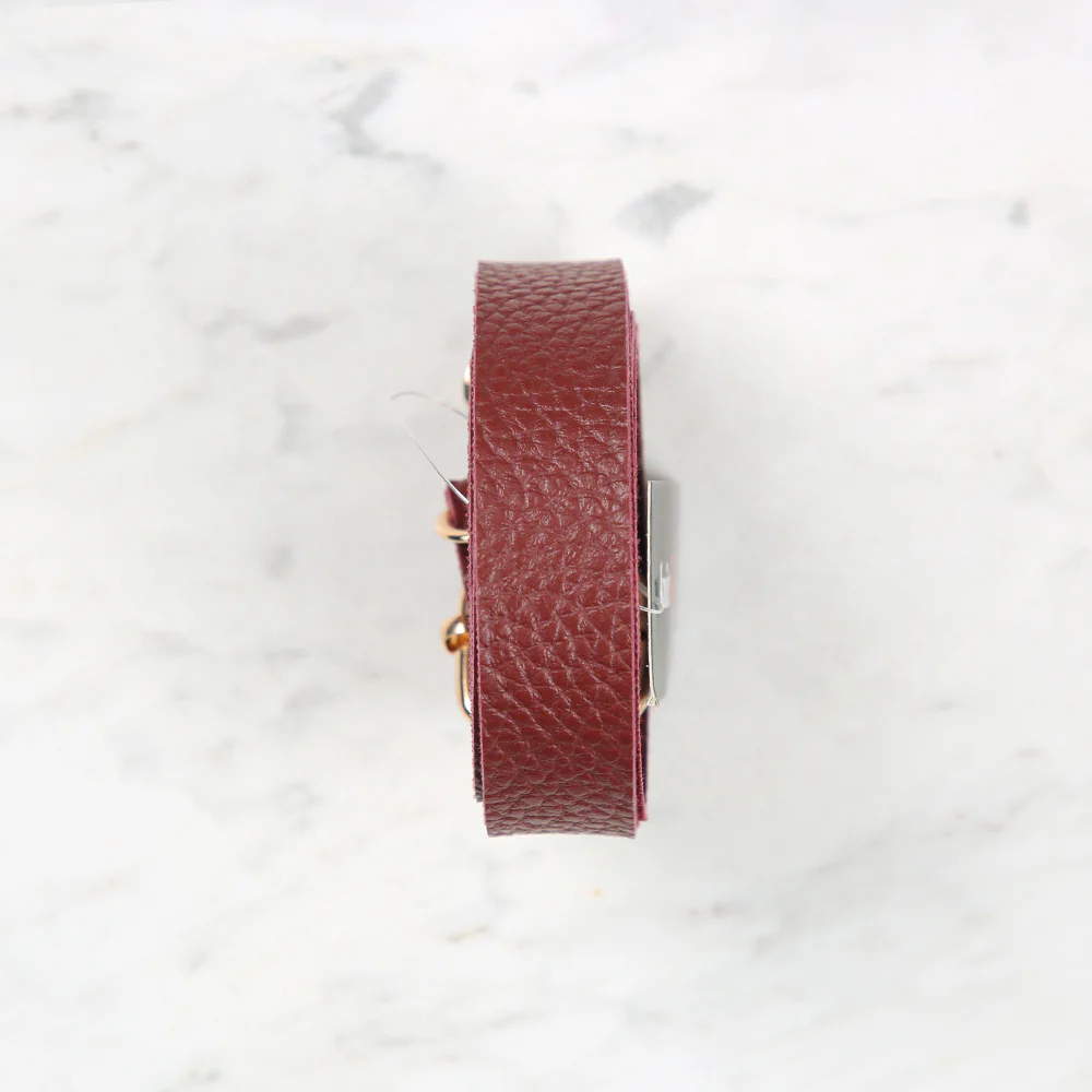 Knitme Sliding Buckle Bag Strap 135x2cm Claret Red BA-0002 - Image 2
