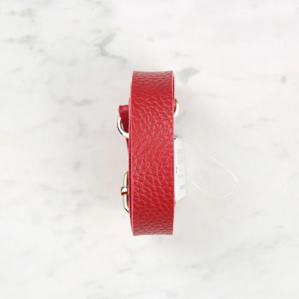 Knitme Sliding Buckle Bag Strap 135x2cm Red BA-0002 - Image 2