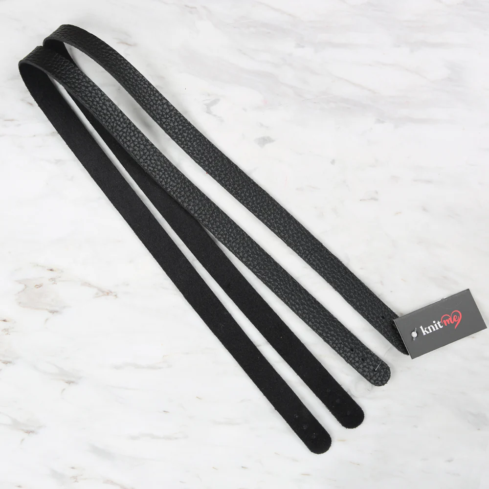 Knitme Sports Sewing Bag Hanger 70x1.7 cm (Pair) Black BA-0074