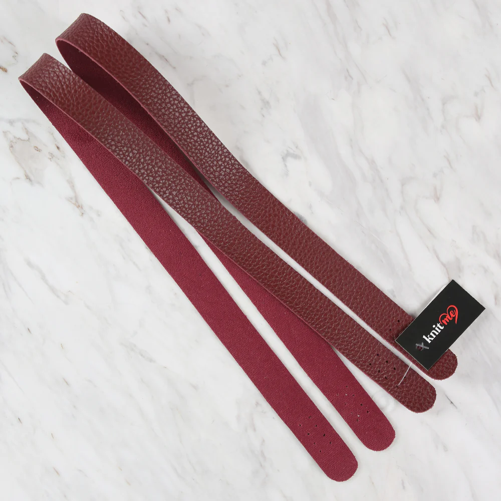 Knitme Sports Stitched Bag Hanger 75X2.5 cm Claret Red BA-0006
