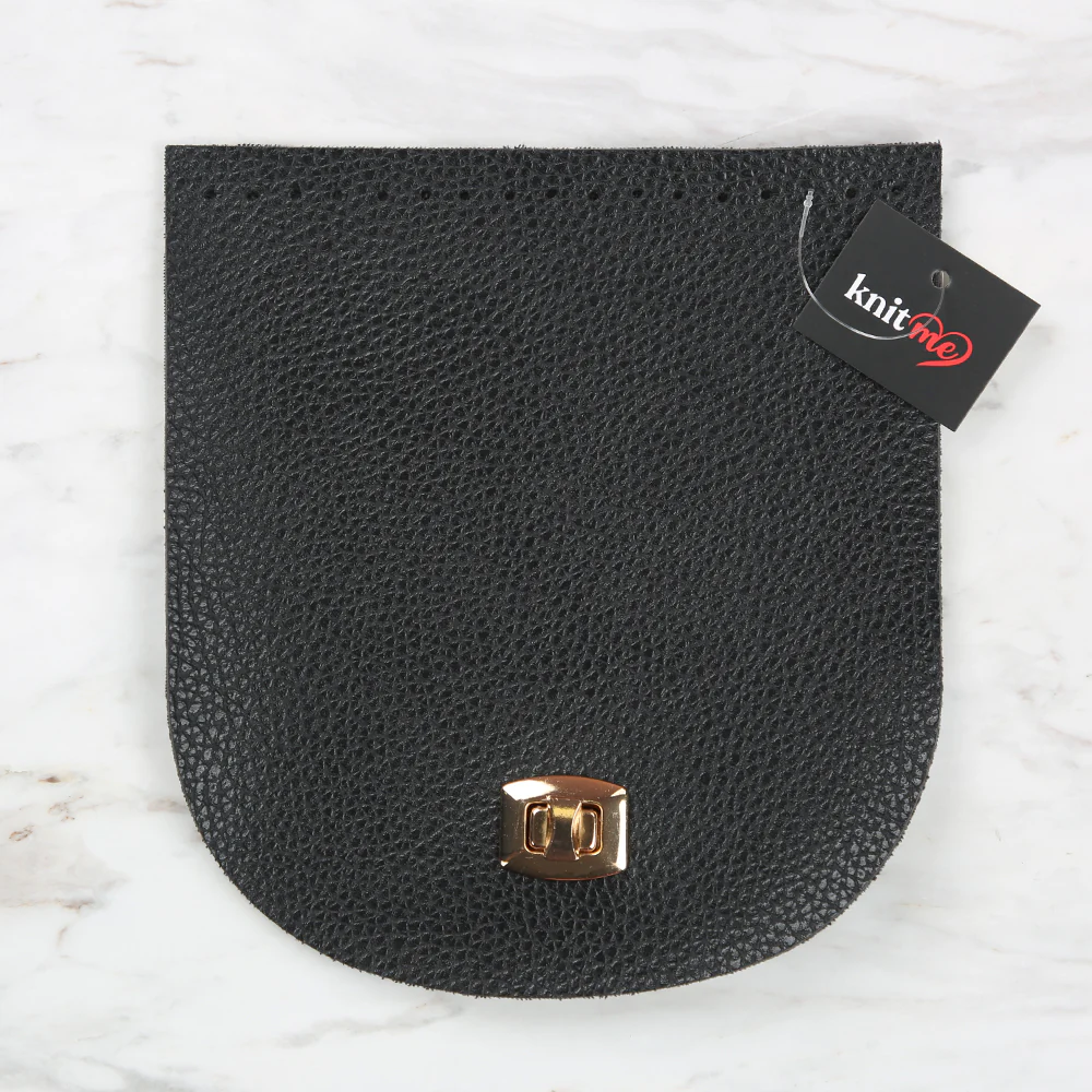 Knitme Stitched Locked Cover 18x20 cm Black BA-01021