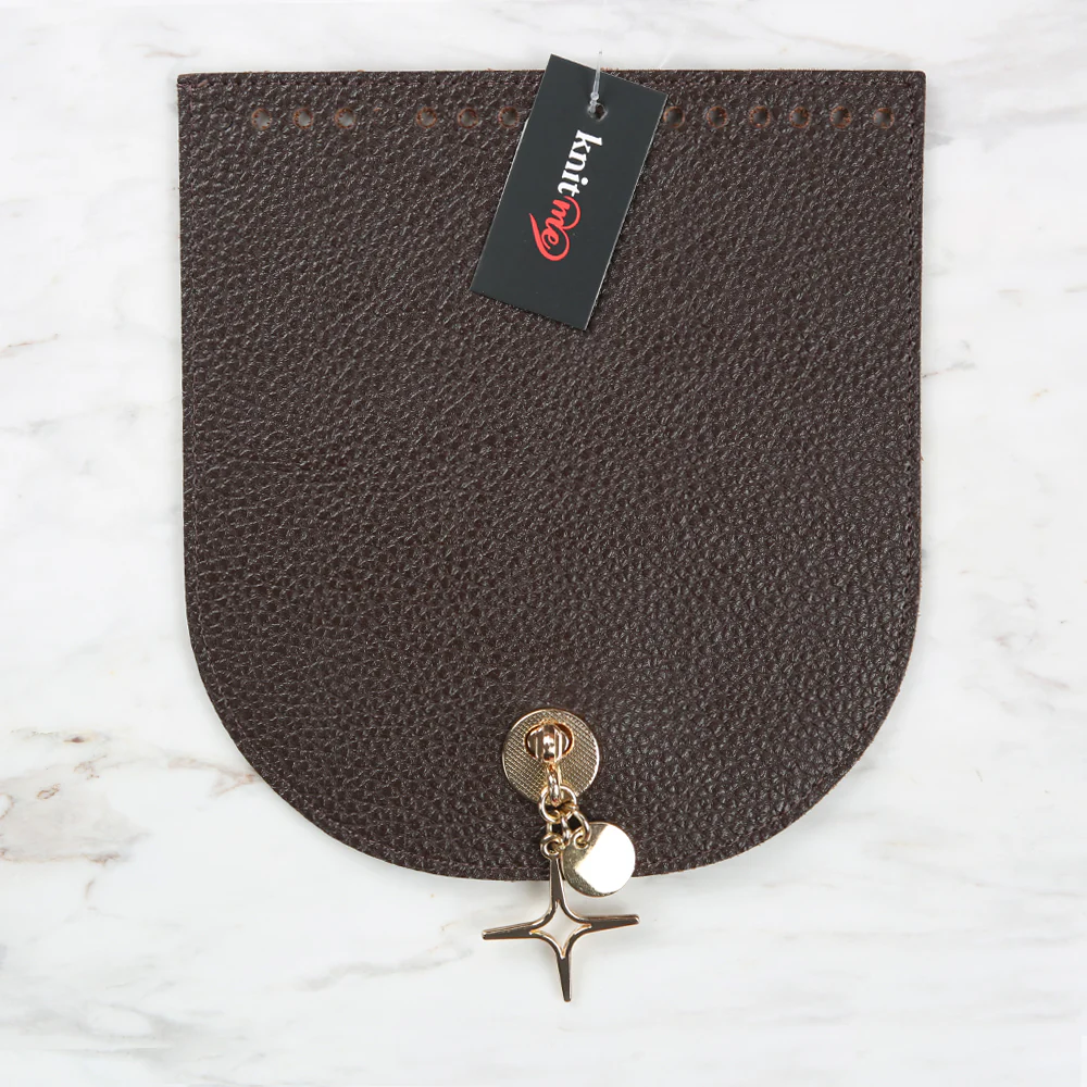 Knitme Stitched Locked Cover 18x20 cm Brown BA-0021 - Image 3