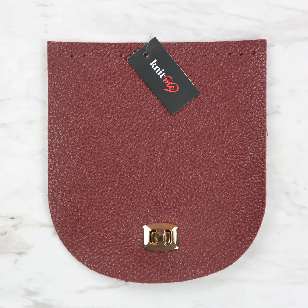 Knitme Stitched Locked Cover 18x20 cm Claret Red BA-0021