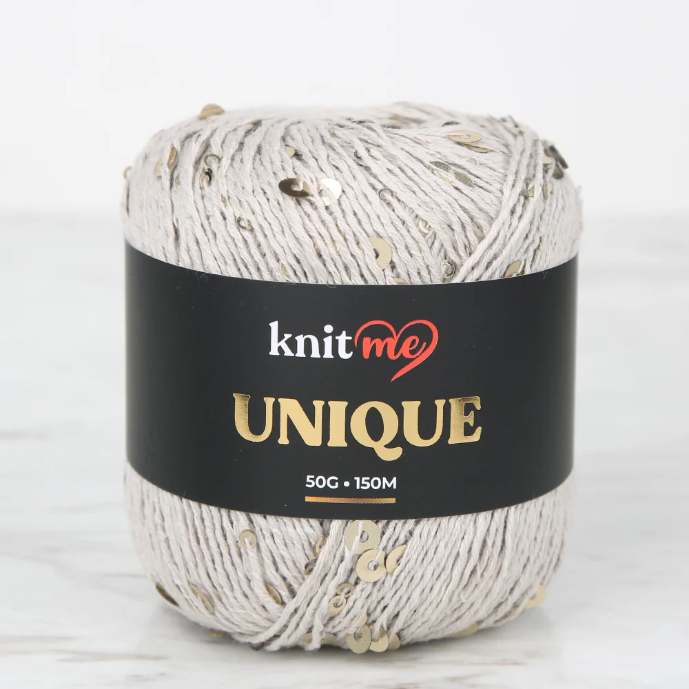 Knitme UNIQUE Hand Knitting Yarn ,Beige 17