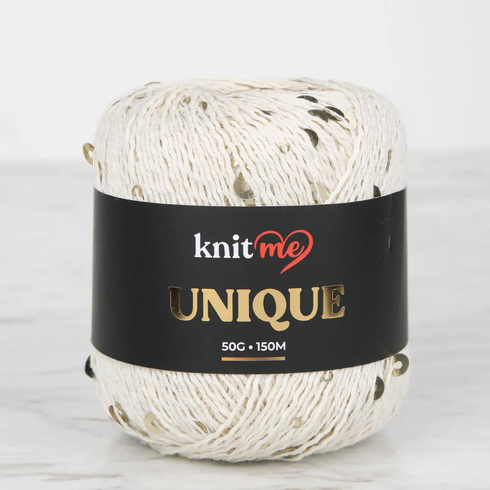 Knitme UNIQUE Hand Knitting Yarn ,Cream 11