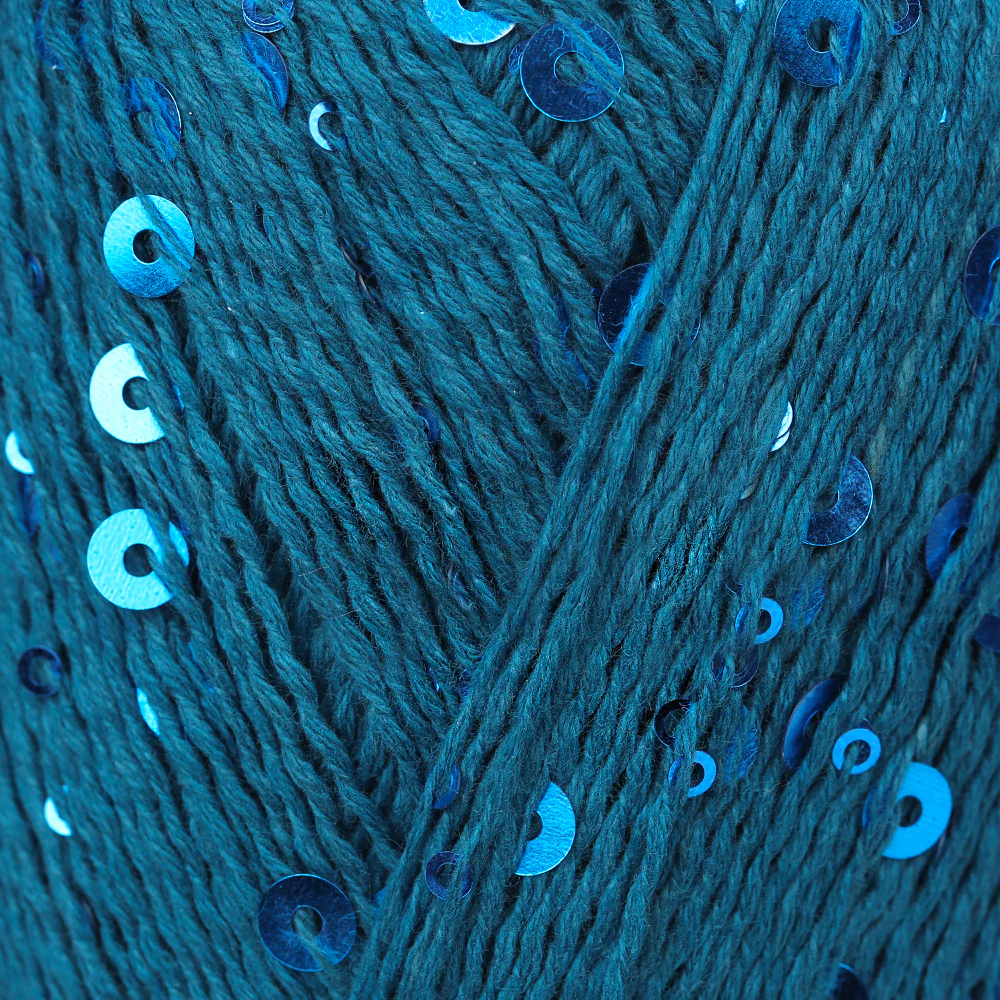 Knitme UNIQUE Hand Knitting Yarn ,Petrol blue 10 - Image 2