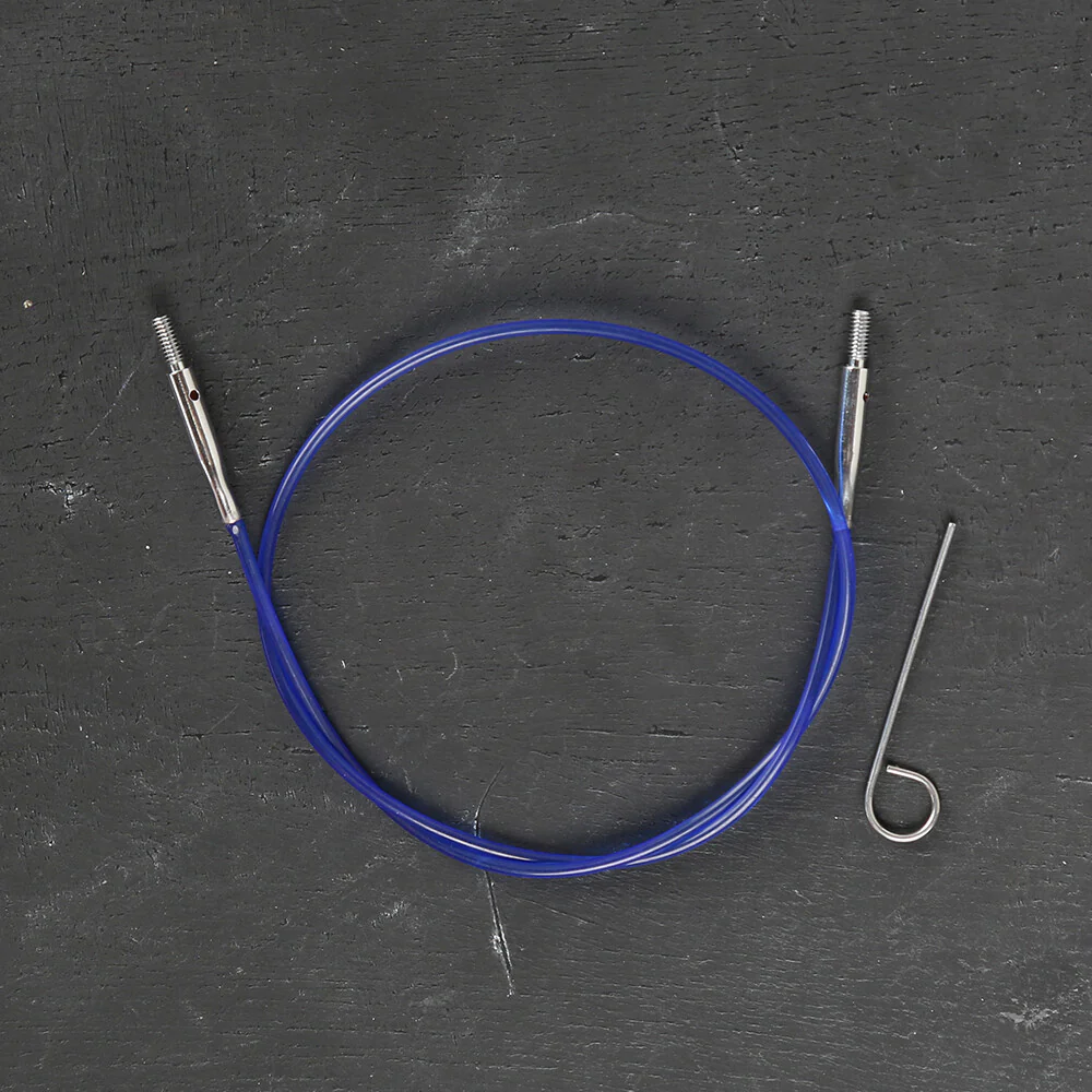 KnitPro 32 cm 1 pieces of knitting Cable, Blue- 10632 - Image 2
