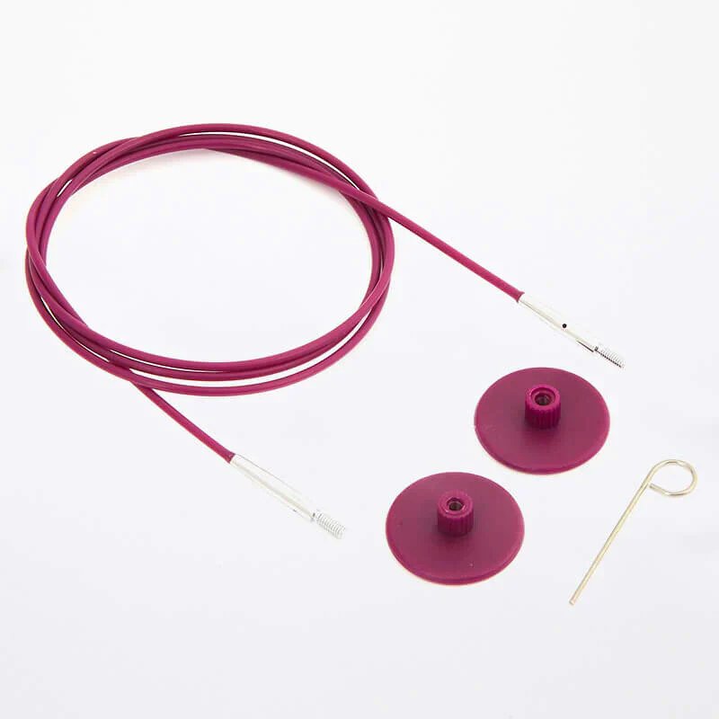 KnitPro 76 cm 1 pieces of knitting Cable, Purple - 10645 - Image 2