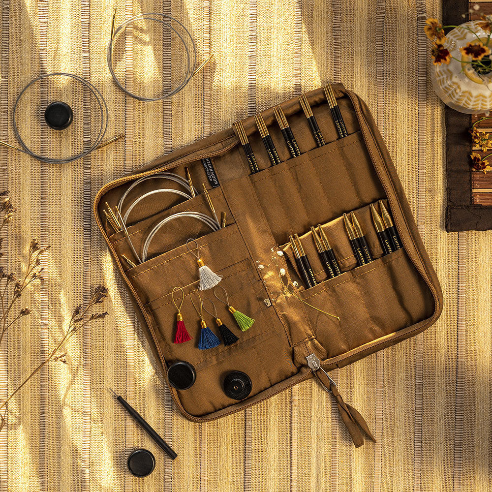 Knitpro Lanternmoon Ebony Wood Interchangeable 9-piece Needle Set - Ancestry - 350311 - Image 5