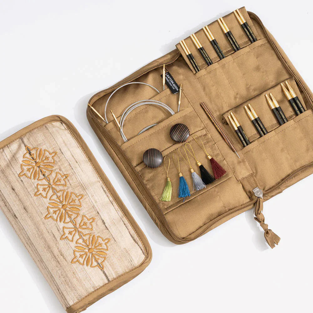 Knitpro Lanternmoon Ebony Wood Interchangeable 9-piece Needle Set - Ancestry - 350311 - Image 6