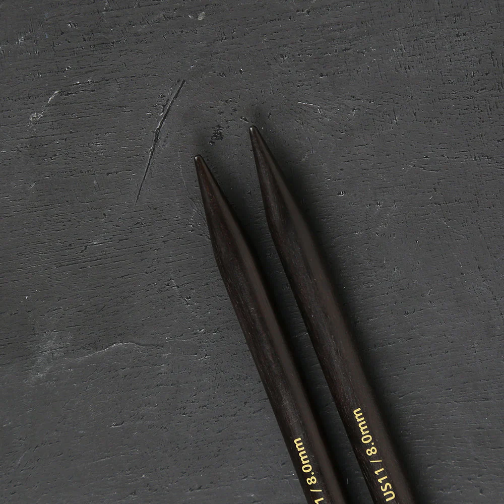 Knitpro Lanternmoon Ebony Wood Interchangeable Set of 10 Needles - Heirloom - 350301 - Image 5