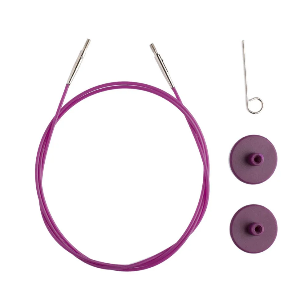 KnitPro 80 cm 1 pieces of knitting Cable, Purple - 10502