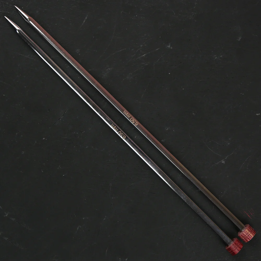 KnitPro Nova Cubics 6.5mm 25cm Single Pointed Needles - 12262 - Image 2