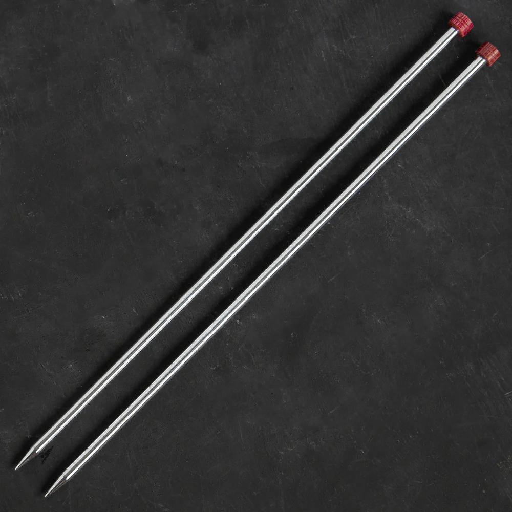 KnitPro Nova Metal 6.5 mm 35 cm Single Pointed Needles - 10222 - Image 2