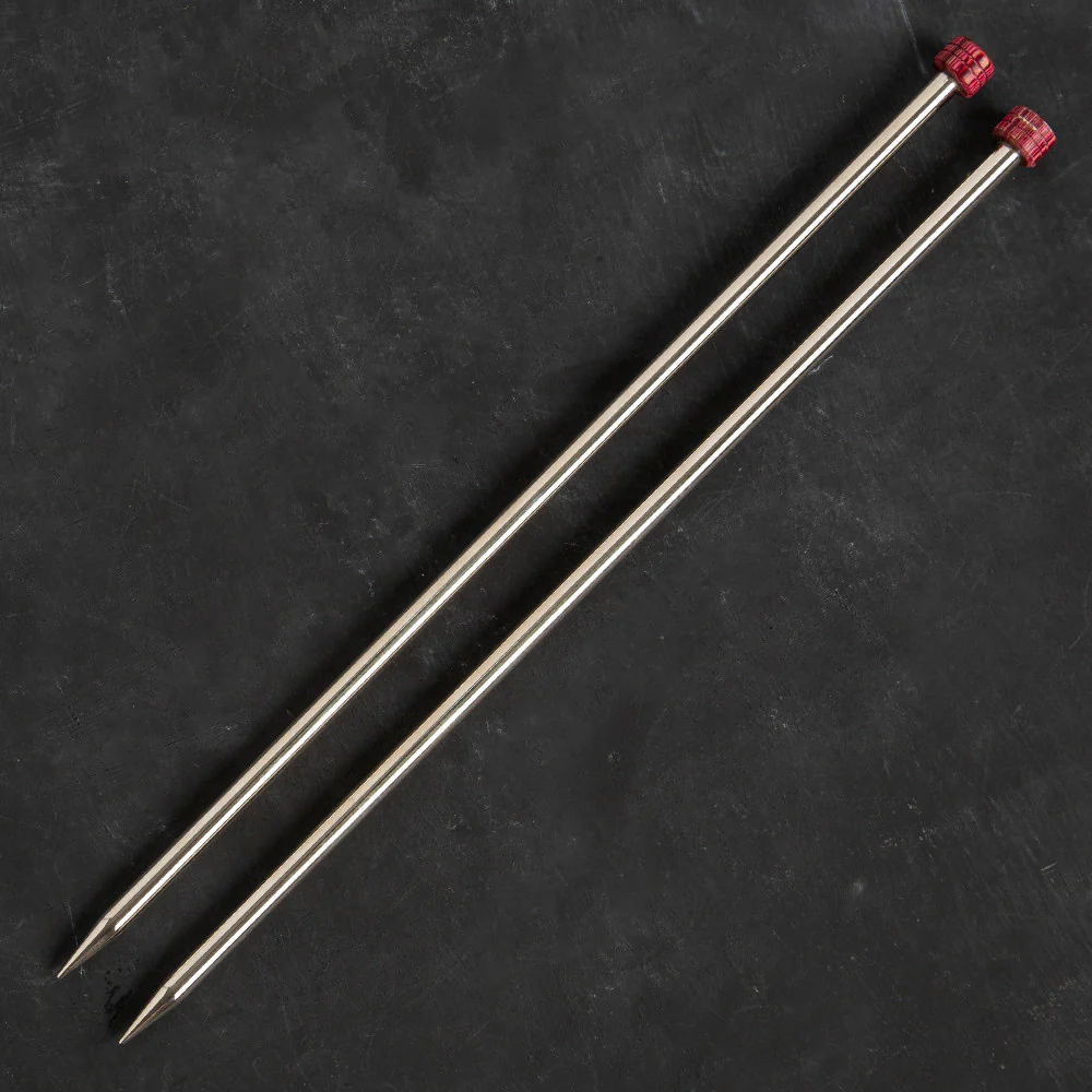 KnitPro Nova Metal 8 mm 35 cm Single Pointed Needles - 10224 - Image 2