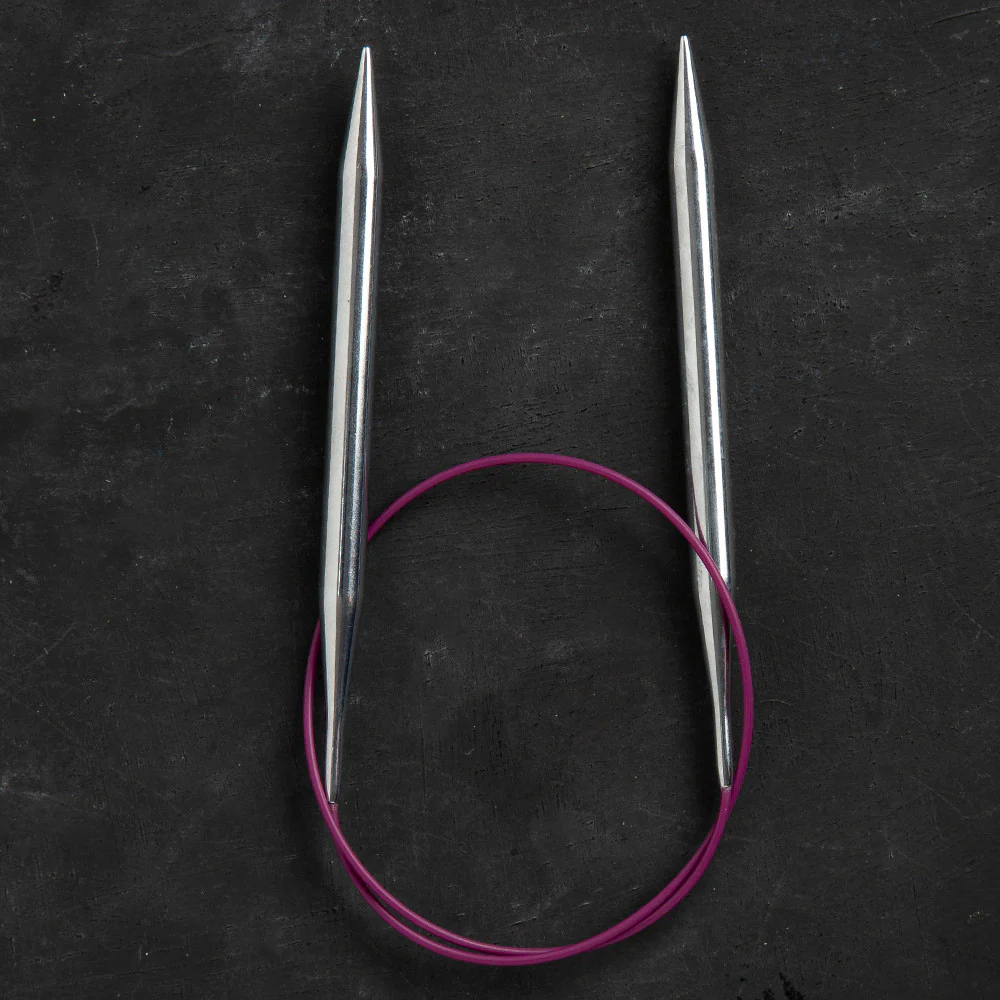 KnitPro Nova Metal 8 Mm 60 Cm Fixed Circular Needle - 11329 - Image 2