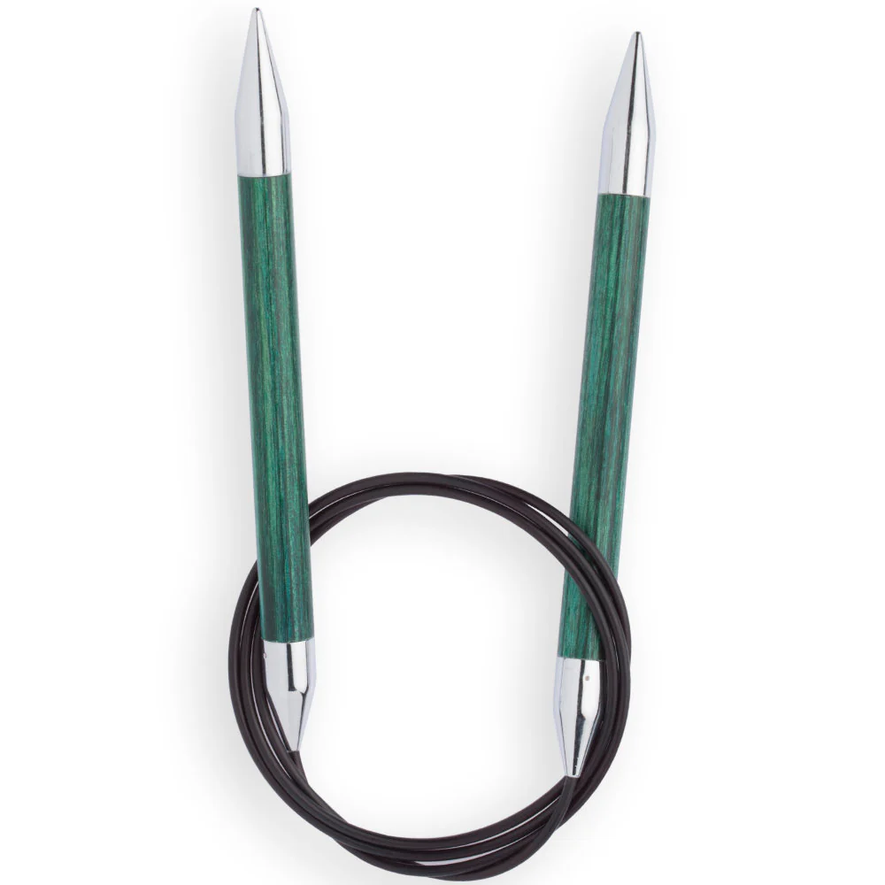 KnitPro Royale 10.00 mm 100 cm Fixed Circular Needle, Aquamarine - 29124 - Image 5