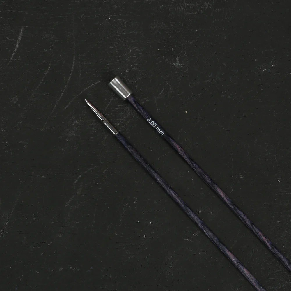 KnitPro Royale 3 mm 35 cm Wooden Single Pointed Needles, Purple Passion - 29211 - Image 3
