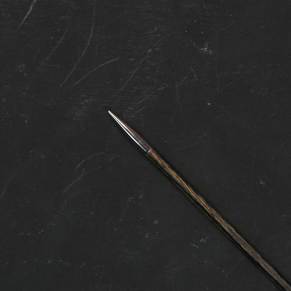 KnitPro Royale 4.5 mm 20 cm Wooden Double Pointed Needles, Grey Onyx - 29038 - Image 3