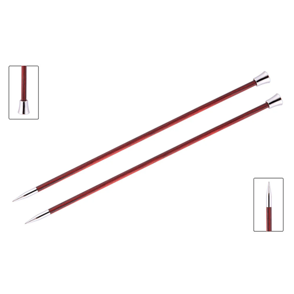 KnitPro Royale 5 mm 35 cm Wooden Single Pointed Needles, Cherry Blossom - 29217 - Image 4